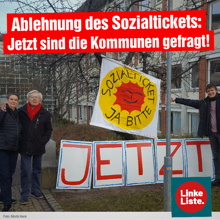 Pressemitteilung zur erneuten Ablehnung des Sozialtickets